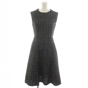 24AW SMALL STAR ドレス ワンピース ひざ丈 フレア ノースリーブ 00 黒 ブラック OPTOCA0440