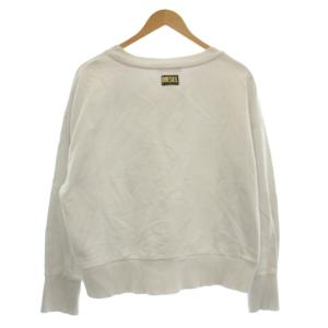 DIESEL スウェット トレーナー 長袖 XS 白 ホワイト /G