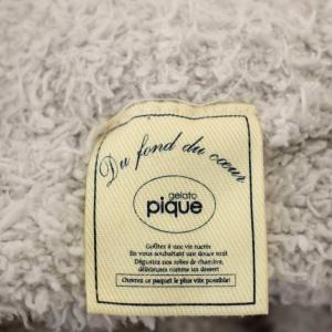 gelato pique 18SS 3点セット ルームウェア ボーダー カーディガン パンツ ストール パジャマ F グレー 181007