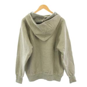 WAREHOUSE JOHN GLUCKOW ダブルフェイス後付けパーカー プルオーバー L グレー JG-CS13