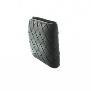 BOTTEGA VENETA イントレチャート 財布 二つ折り 小銭入れ 黒 /MI OH