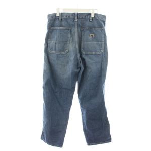 HYSTERIC GLAMOUR デニムパンツ ジーンズ ジーパン Gパン ダメージ加工 ワッペン ジッパーフライ L 青 ブルー 02211AP04