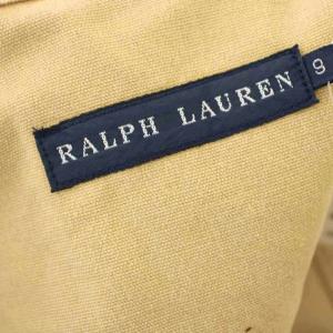 RALPH LAUREN ジャケット コーデュロイ襟 スエードパッチ 9 ベージュ /G