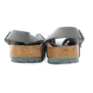 BIRKENSTOCK Tokio Suede トキオスエード ストラップサンダル ラウンドトゥ 24.5cm 青 ブルー グレー