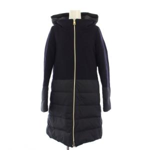 22AW ウールコンビナイロン ダウンコート 40 ネイビー PI001564D