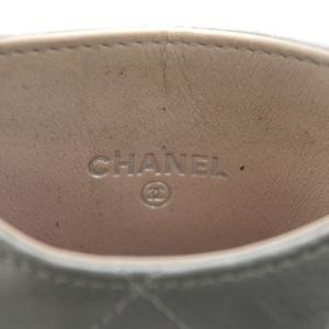 CHANEL ココマーク マトラッセ カード入れ カードケース パスケース 15番台 シルバー色 /AN4 OH