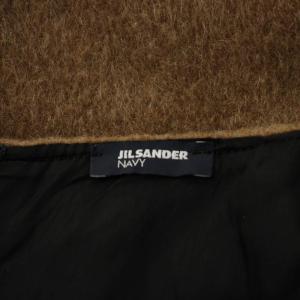JIL SANDER フレアスカート ひざ丈 ウール 42 茶 ブラウン JNWL3502F /AN54
