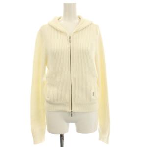 HoodieFan ニットパーカー ダブルジップ 38 ホワイト 38676