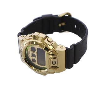 CASIO G-SHOCK 腕時計 デジタル メタルベゼル 黒 ゴールドカラー GM-6900G /KH