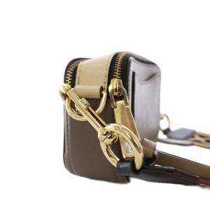MARC JACOBS ザ スナップショット ショルダーバッグ レザー 茶 M0012007 /KH D