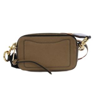 MARC JACOBS ザ スナップショット ショルダーバッグ レザー 茶 M0012007 /KH D