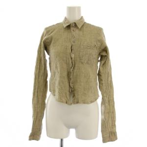 AD1994 シャツ ブラウス 長袖 ウール ベージュ GB-040010 /BM