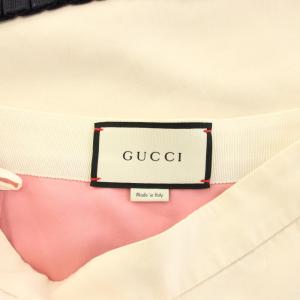 GUCCI 台形スカート ミニ シェリーLINE 40 白 453892 /KH