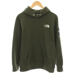 スクエアロゴフーディ プルオーバーパーカー 長袖 M カーキ NT12230 /YT