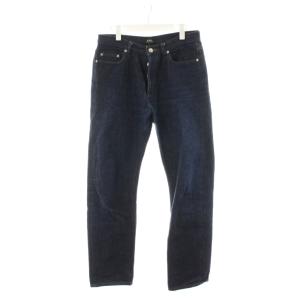 JEAN STANDARD デニムパンツ ジーンズ ジーパン Gパン ボタンフライ 31 紺 ネイビー