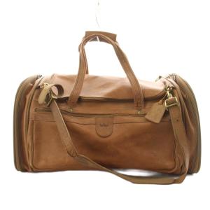 ボストンバッグ ハンドバッグ ショルダーバッグ 2way レザー 茶 ブラウン /AN8