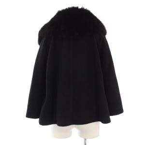 EPOCA ショートコート フォックスファー アンゴラ 40 黒 KN150-773-09 /KH