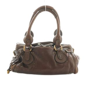 パディントン ハンドバッグ レザー ブラウン