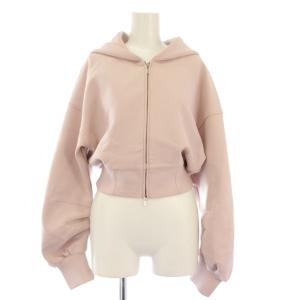 SNIDEL 24AW Sustainaスウェットsetup セットアップ ジップアップパーカー 長袖 ショート丈 フレアスカート