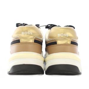 HUGO BOSS ローカットスニーカー シューズ 厚底 37 マルチカラー /BB