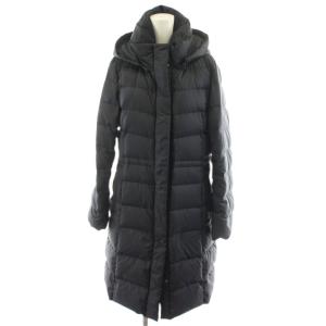 23AW シレータフタ ロング ダウンコート アウター 38 紺 ネイビー CM23SW0502 /AN64