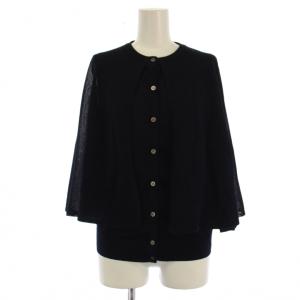 23AW ケープカーディガン 七分袖 F ネイビー 23080240508030 /BM