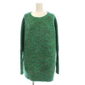 クルーネックニット セーター 長袖 M 緑 16004823 /KH