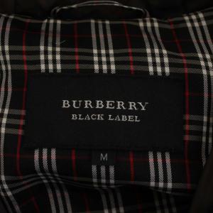 BURBERRY BLACK LABEL ダウンジャケット フード ファー 裏地チェック柄 アウター M 茶 ブラウン BMP45-339-58
