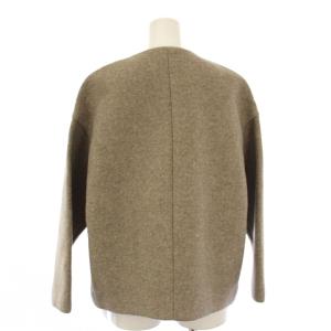 Plage ボンディングショートコート ノーカラーコート 36 グレージュ /TK