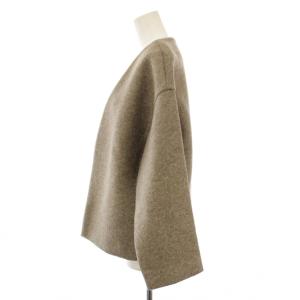 Plage ボンディングショートコート ノーカラーコート 36 グレージュ /TK