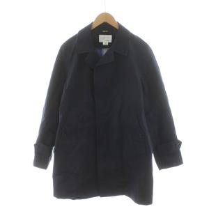 GORE-TEX ゴアテックス ステンカラーコート ロング丈 M 紺 ネイビー SUBF100 /AN6