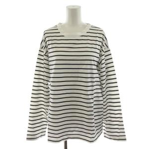 24SS BORDER T Tシャツ カットソー 長袖 ボーダー柄 F 黒 ブラック 白 ホワイト 24070520706010