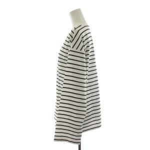 Deuxieme Classe 24SS BORDER T Tシャツ カットソー 長袖 ボーダー柄 F 黒 ブラック 白 ホワイト 24070520706010