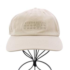 MM6 Maison Margiela キャップ ワンカラー M ライトベージュ