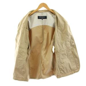 COMME des GARCONS HOMME カバーオール ジャケット コットン S ベージュ HQ-JO45 /KU