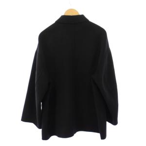 Framework 25AW ハミルトンバルカラーミドルコート 38 ブラック 25020220301140