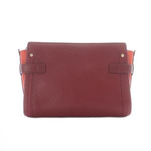 COACH スワッガー ミニ リストレット ショルダーバッグ 赤 レッド ターンロック金具 フロントベルトデザイン