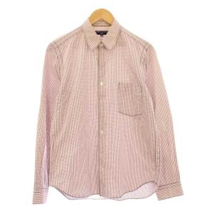 AD2011 シャツ 長袖 チェック S 赤 白 HH-B101 /KH