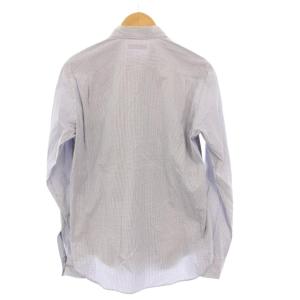COMME des GARCONS HOMME AD2011 シャツ 長袖 チェック プリント S 青 HI-B005 /KH