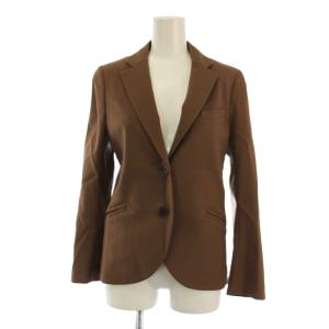 Theory スーツ セットアップ 上下 テーラードジャケット パンツ ジップフライ 4 茶 /BM