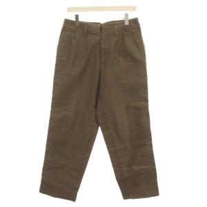 パンツ チノパン 1 カーキ 無地 タック入り 12WCM-P13110 /YM