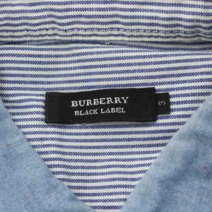 BURBERRY BLACK LABEL デニムシャツ 長袖 3 水色 ライトブルー D1M12-511-24 /AN55