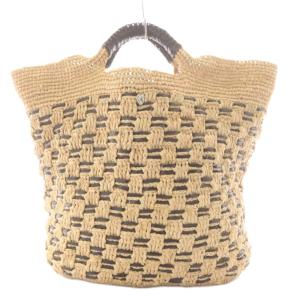 かごバッグ ハンドバッグ 茶 ブラウン /AN29