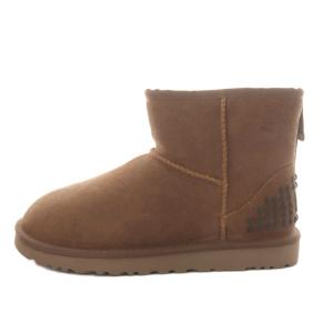 クラシック ミニ W CLASSIC MINI LEATHER STUDS ムートンブーツ ショートブーツ