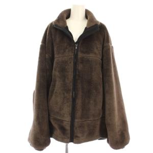 NAVY 22AW ボアブルゾン ジップアップ アウター F ブラウン GGZ1022307A0009