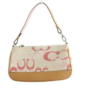 ハンドバッグ ポーチ 白 ホワイト ピンク /SS OS