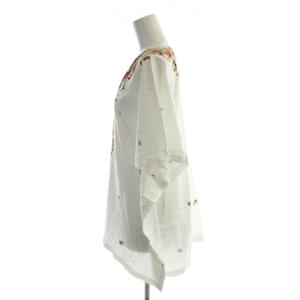 PAUL SMITH カットソー M 白 ホワイト 花柄 Vネック /AP