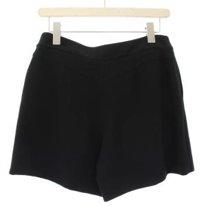Chloe ショートパンツ サイドファスナー くるみボタン 38 黒 /TK