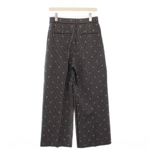 CHANEL 21SS ココマーク ワイドパンツ 5ボタン 38 ブラック P70695V61802