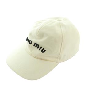 キャップ ロゴ刺繍 M ホワイト 5HC179